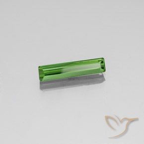 1.93 ct Green Tourmaline Stone, Natural Tourmaline in Octagon Facet Shape for Sale