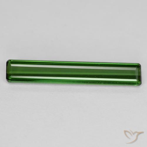 1.81ct Natural Earthy Green Tourmaline, Emerald Cut, VVS