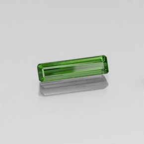 1.48 ct Green Tourmaline Stone, Natural Tourmaline in Octagon Facet Shape for Sale