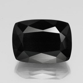 39.80 ct Black Tourmaline Gemstone, Tourmaline Gem in Cushion-Cut Shape for Sale.