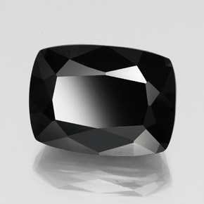39.80 ct Black Tourmaline Stone, Natural Tourmaline in Cushion-Cut Shape for Sale