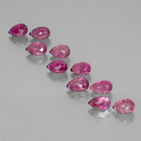 Tourmaline Gemstone in 7.5 x 4.5 mm Size for Sale, Tourmaline Stone in Purple Pink Color
