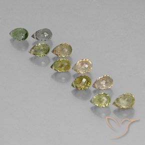 Tourmaline Gemstones in 5.8 x 3.8 mm Size for Sale, Tourmaline Stones in Multicolor Color