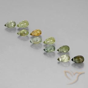 Tourmaline Gemstones in 6.5 x 3.8 mm Size for Sale, Tourmaline Stones in Multicolor Color
