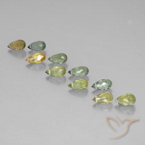 Tourmaline Gemstones in 6 x 3.2 mm Size for Sale, Tourmaline Stones in Multicolor Color