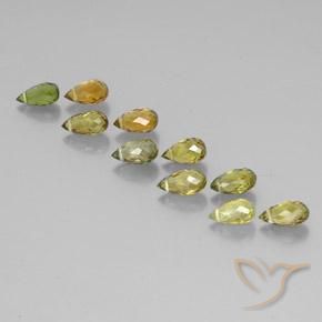Tourmaline Gemstones in 6.3 x 3.6 mm Size for Sale, Tourmaline Stones in Multicolor Color