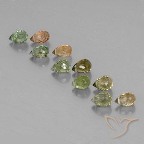 Tourmaline Gemstones in 5.6 x 3.6 mm Size for Sale, Tourmaline Stones in Multicolor Color