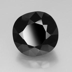 49.49 ct Black Tourmaline Stone, Natural Tourmaline in Oval Facet Shape for Sale