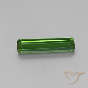 2.20ct Natural Forest Green Tourmaline, Emerald Cut, VVS
