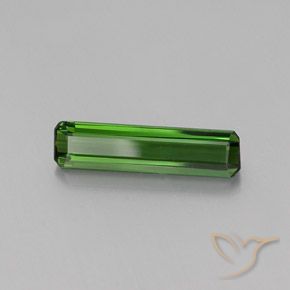 2.20 ct Green Tourmaline Stone, Natural Tourmaline in Octagon Facet Shape for Sale
