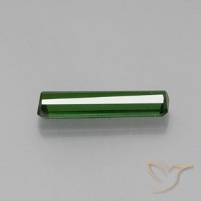 Tourmaline Gemstone in 16.3 x 4.1 mm Size for Sale, Tourmaline Stone in Forest Green Color