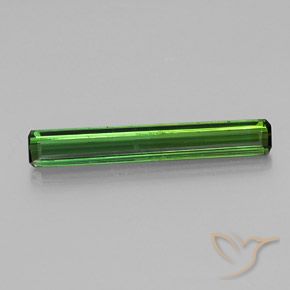 2.18 ct Green Tourmaline Gemstone, Tourmaline Gem in Octagon Facet Shape for Sale.