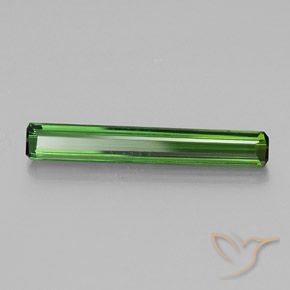 2.18 ct Green Tourmaline Stone, Natural Tourmaline in Octagon Facet Shape for Sale