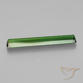 Tourmaline Gemstone in 23 x 3.5 mm Size for Sale, Tourmaline Stone in Forest Green Color