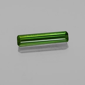 Earthy Green Tourmaline Gem - 2ct Octagon Facet (ID: 362443)