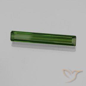 2.87 ct Green Tourmaline Stone, Natural Tourmaline in Octagon Facet Shape for Sale
