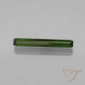2.25 ct Green Tourmaline Stone, Natural Tourmaline in Octagon Facet Shape for Sale
