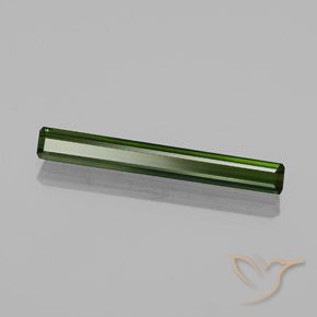 2.65 ct Green Tourmaline Stone, Natural Tourmaline in Octagon Facet Shape for Sale