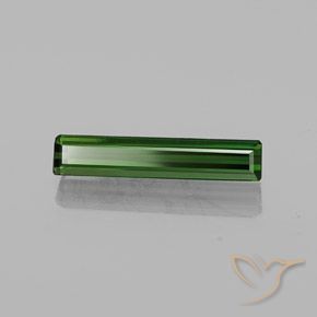 2.11 ct Green Tourmaline Stone, Natural Tourmaline in Octagon Facet Shape for Sale