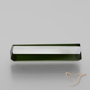 Tourmaline Gemstone in 13.2 x 3.8 mm Size for Sale, Tourmaline Stone in Forest Green Color