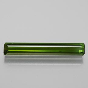 Deep Green Tourmaline Gem - 1.8ct Octagon Facet (ID: 364146)