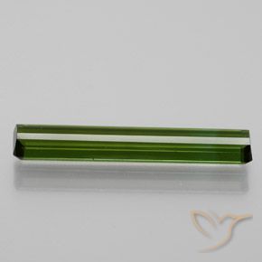 Tourmaline Gemstone in 18.6 x 3.1 mm Size for Sale, Tourmaline Stone in Dark Green Color