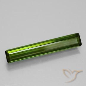 1.08 ct Green Tourmaline Stone, Natural Tourmaline in Octagon Facet Shape for Sale