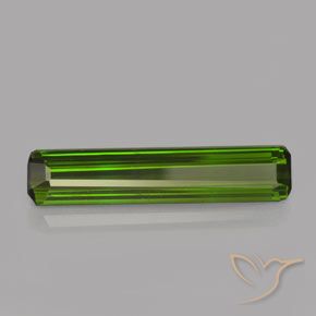 1.98 ct Green Tourmaline Stone, Natural Tourmaline in Octagon Facet Shape for Sale