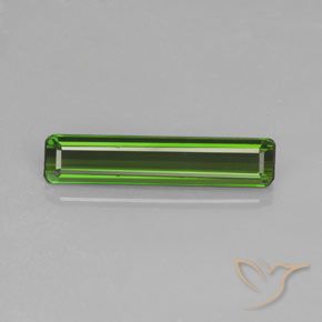 1.48ct Natural Forest Green Tourmaline, Emerald Cut, VS