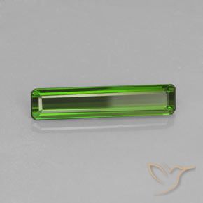 1.48 ct Green Tourmaline Stone, Natural Tourmaline in Octagon Facet Shape for Sale