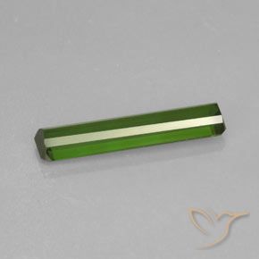 Tourmaline Gemstone in 16.1 x 3.4 mm Size for Sale, Tourmaline Stone in Forest Green Color