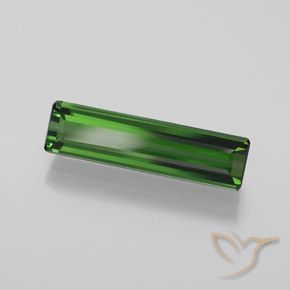 1.60 ct Green Tourmaline Stone, Natural Tourmaline in Octagon Facet Shape for Sale