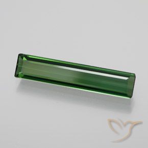 1.72 ct Green Tourmaline Stone, Natural Tourmaline in Octagon Facet Shape for Sale