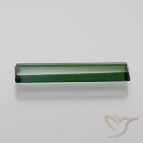 Tourmaline Gemstone in 17.7 x 3.7 mm Size for Sale, Tourmaline Stone in Medium Green Color