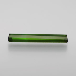 Tourmaline Gemstone in 19.1 x 3.2 mm Size for Sale, Tourmaline Stone in Forest Green Color