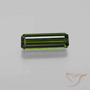 Verde oscuro Turmalina Gema - 1.3ct Forma octagonal (ID: 365077)