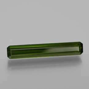 1.76 ct Green Tourmaline Stone, Natural Tourmaline in Octagon Facet Shape for Sale