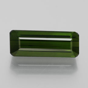 Forest Green Tourmaline Gem - 1.4ct Octagon Facet (ID: 365165)