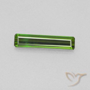 1.60ct Natural Deep Green Tourmaline, Emerald Cut, VVS-VS