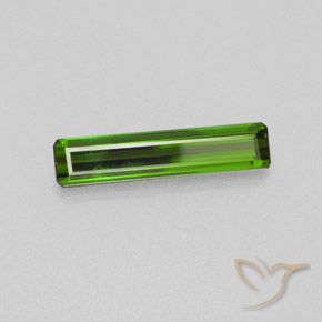 1.60 ct Green Tourmaline Stone, Natural Tourmaline in Octagon Facet Shape for Sale