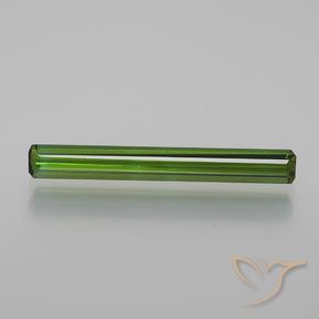 1.27ct Natural Earthy Green Tourmaline, Emerald Cut, VS