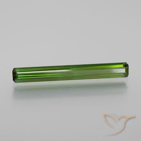 1.27 ct Green Tourmaline Stone, Natural Tourmaline in Octagon Facet Shape for Sale