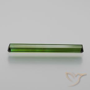Tourmaline Gemstone in 20.6 x 2.7 mm Size for Sale, Tourmaline Stone in Earthy Green Color