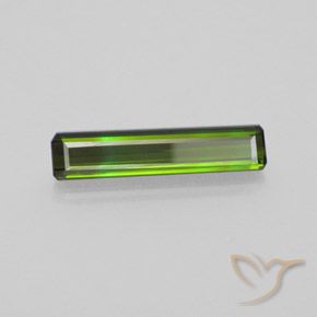 1.81 ct Green Tourmaline Stone, Natural Tourmaline in Octagon Facet Shape for Sale