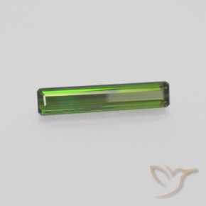 1.49 ct Green Tourmaline Stone, Natural Tourmaline in Octagon Facet Shape for Sale