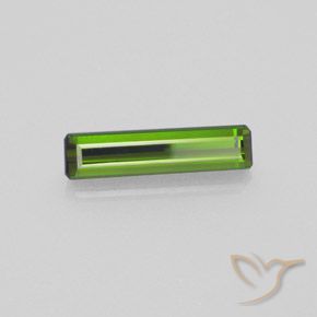 1.72 ct Green Tourmaline Stone, Natural Tourmaline in Octagon Facet Shape for Sale