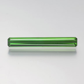 1.25 ct Green Tourmaline Gemstone, Tourmaline Gem in Octagon Facet Shape for Sale.