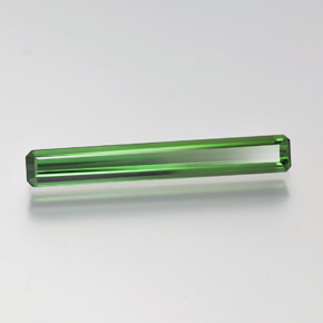 1.25 ct Green Tourmaline Stone, Natural Tourmaline in Octagon Facet Shape for Sale