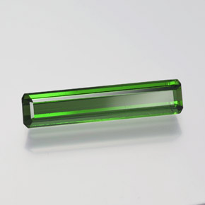 1.52 ct Green Tourmaline Stone, Natural Tourmaline in Octagon Facet Shape for Sale