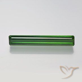 1.54ct Natural Forest Green Tourmaline, Emerald Cut, VVS-VS